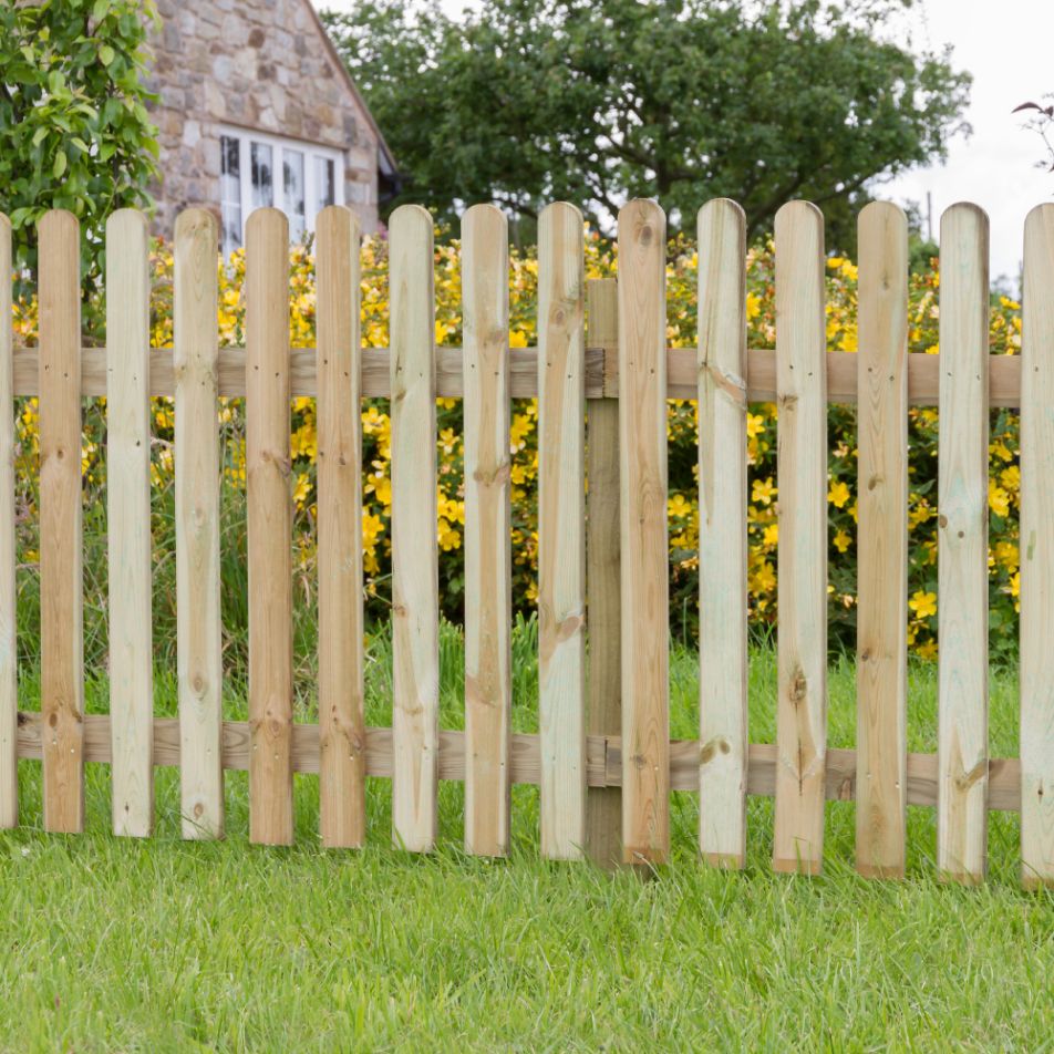 Rounded Top Picket Pale Fencing 1.83m x 0.30m
