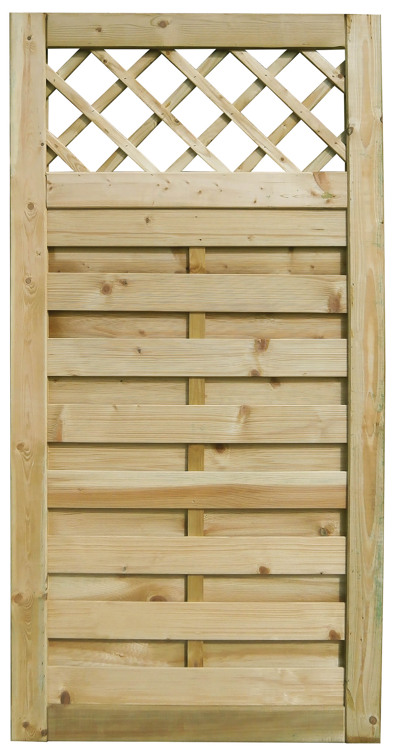 San Remo Flat Top Gate With Trellis