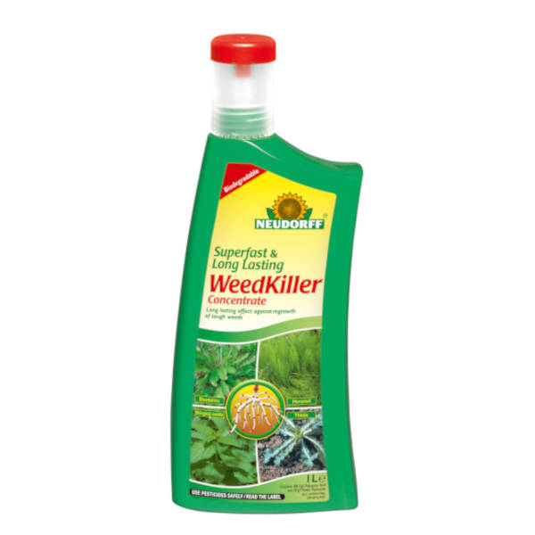 Neudorff Super Fast & Long Lasting Weed Killer Concentrate 1L