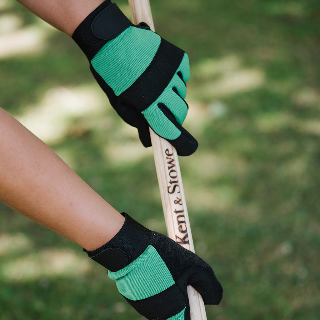 KS Flex Protect Gardening Gloves Green Medium