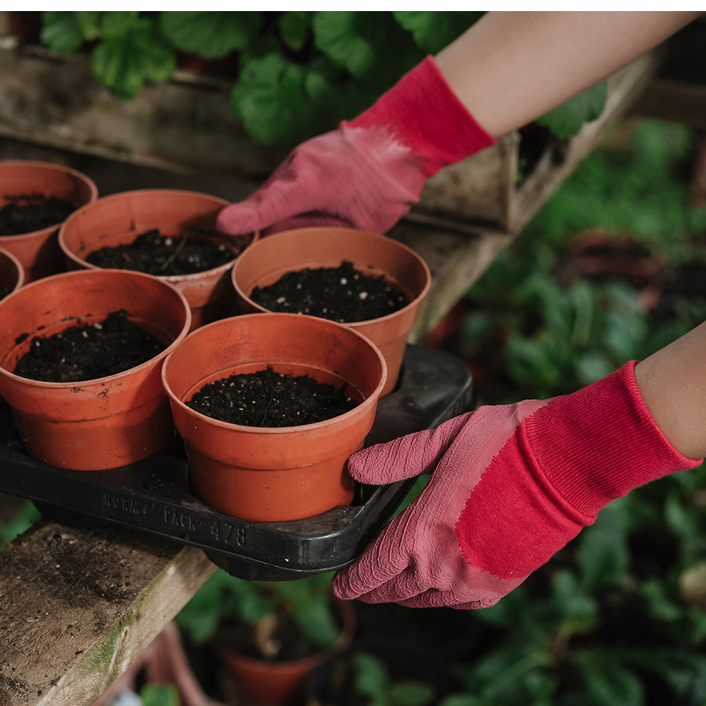 KS Ultimate All Round Gardening Gloves Red Small