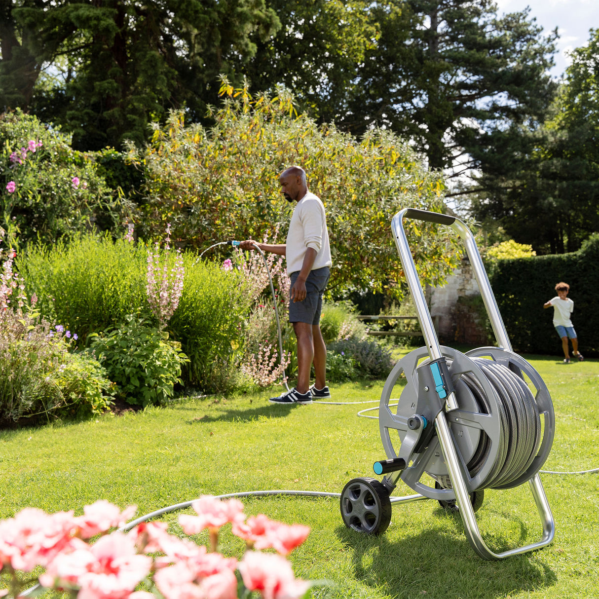 FloPro Metal Hose Cart (Flat Pack) Capacity 60m