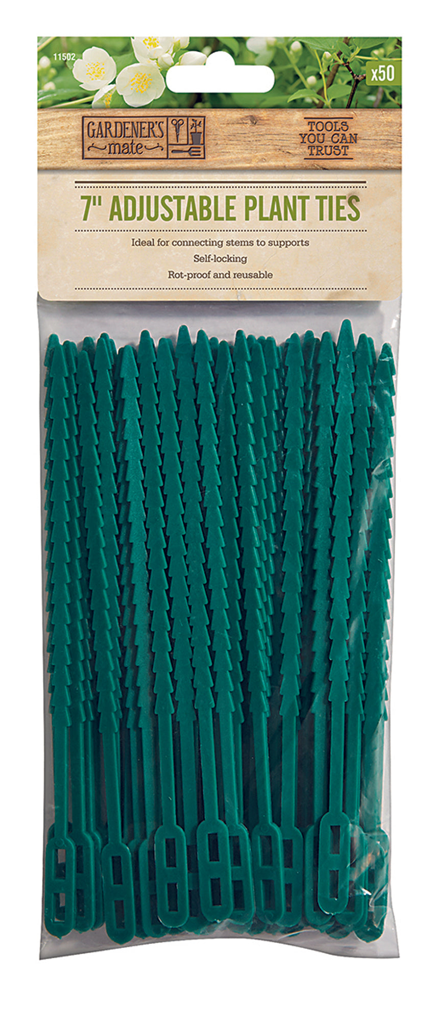 Adjustable Plant Ties 50pk