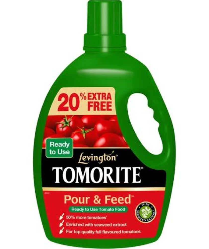 Levington Tomorite Pour & Feed 20% Free 3L