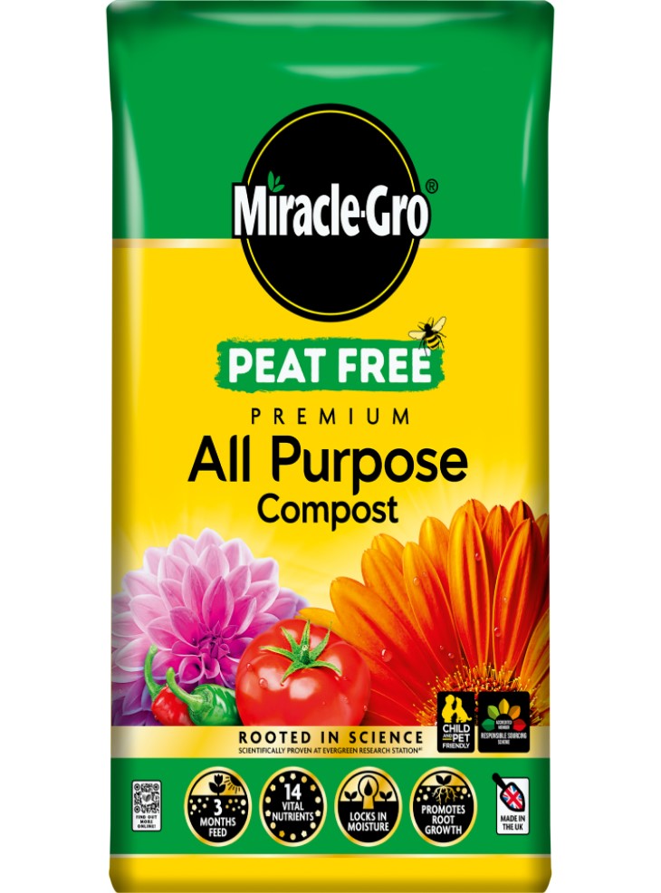 Miracle-Gro All Purpose Peat Free Compost 20L