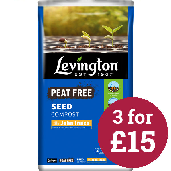 Levington Peat Free + John Innes Seed Compost 25L
