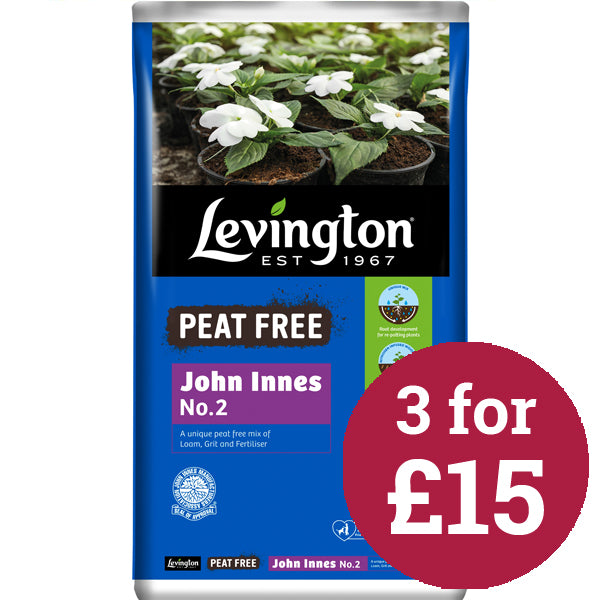 Levington Peat Free + John Innes NO2 25L