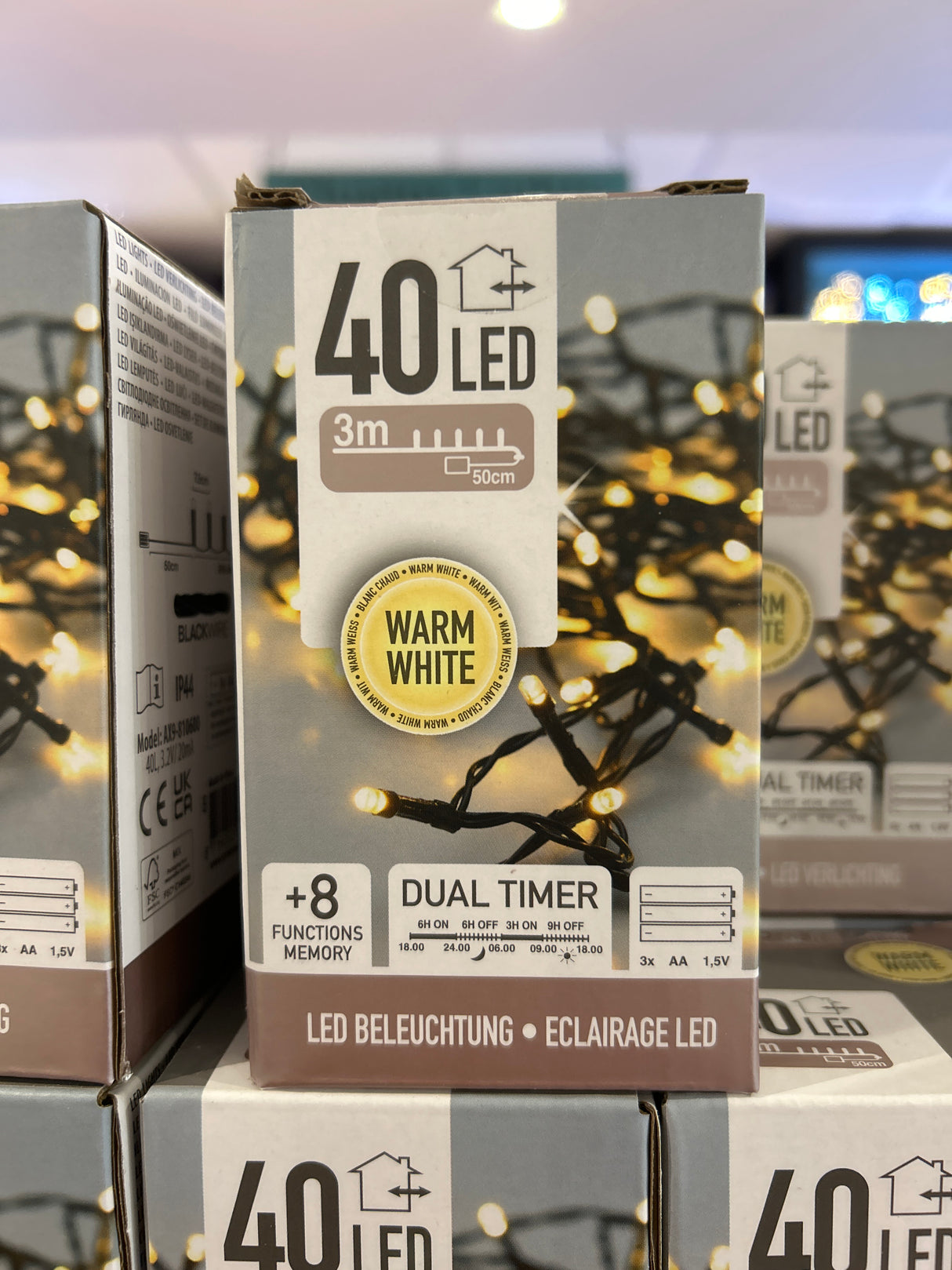Led Lights 40 b/o warm white