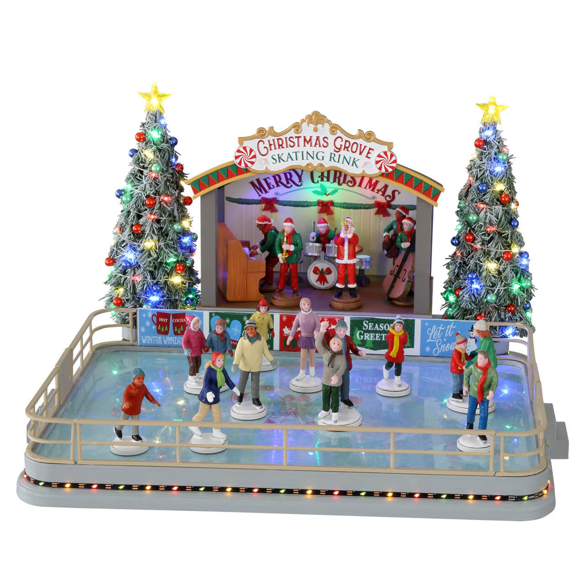 Lemax Christmas Grove Skating Rink With 4.5V Adaptor