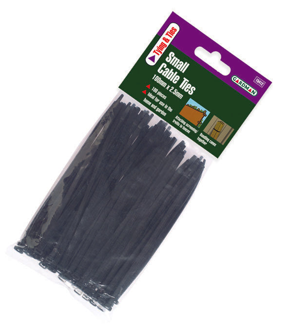 Small Cable Ties 100mm 100pk