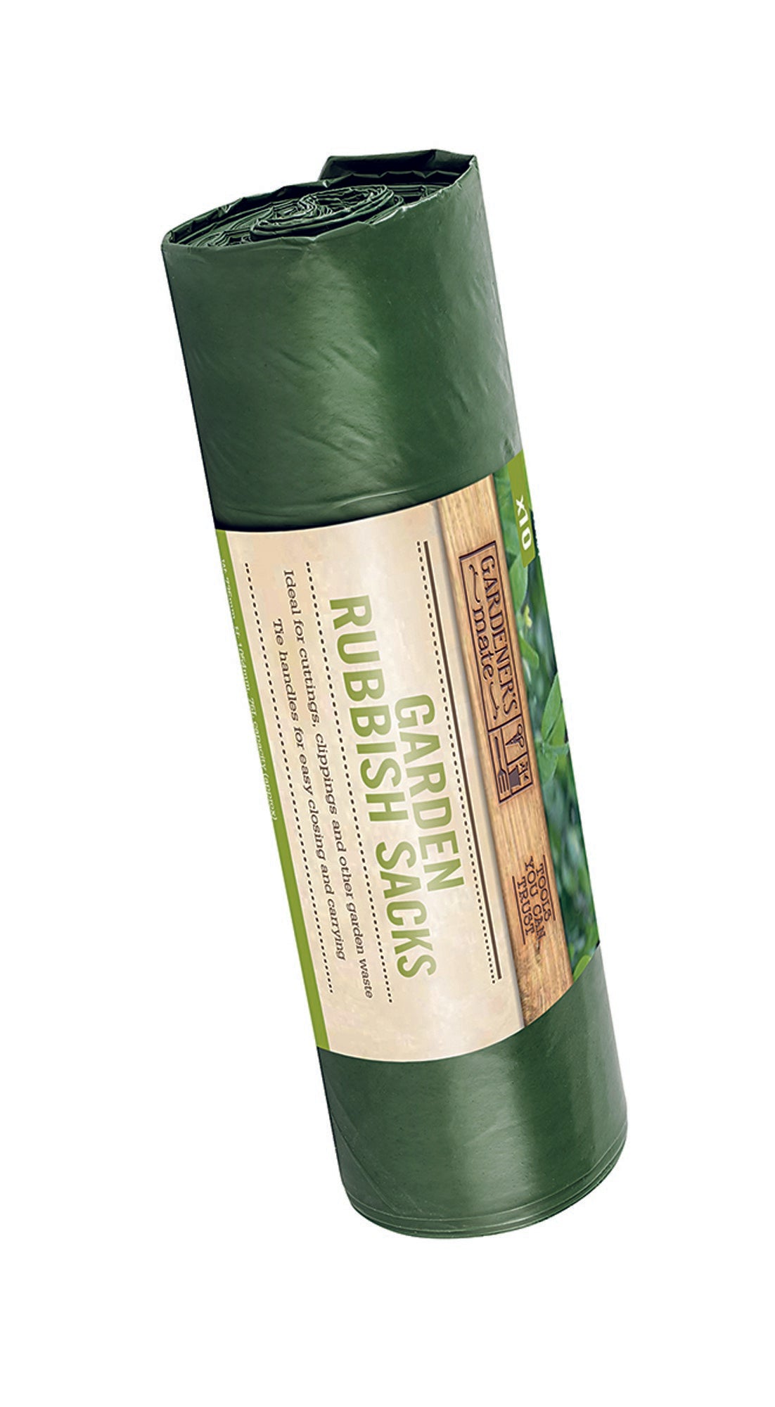 Garden Rubbish Sacks Green 10pk