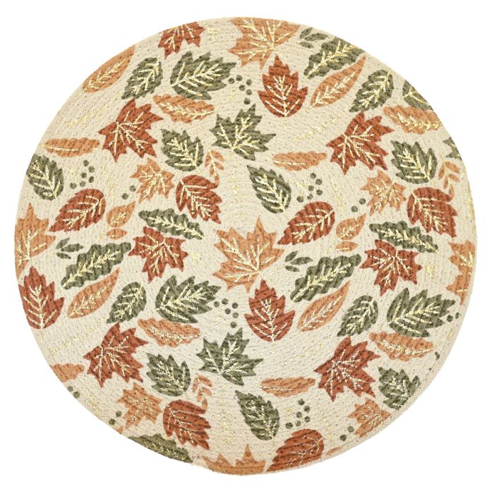 Autumn Leaf Circular Placemat