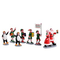 Lemax Santas Elf Parade Set Of 7