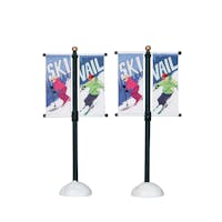 Lemax Street Pole Banner Set Of 2