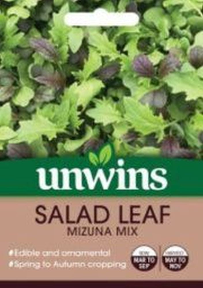 Salad Leaf Mizuna Mix