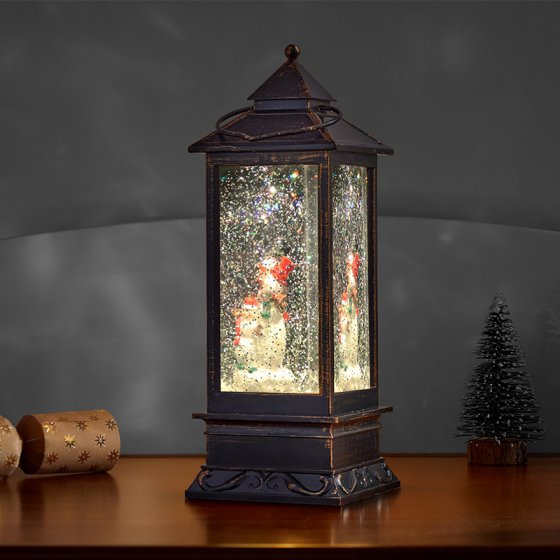 SnowSwirl Snowman Lantern