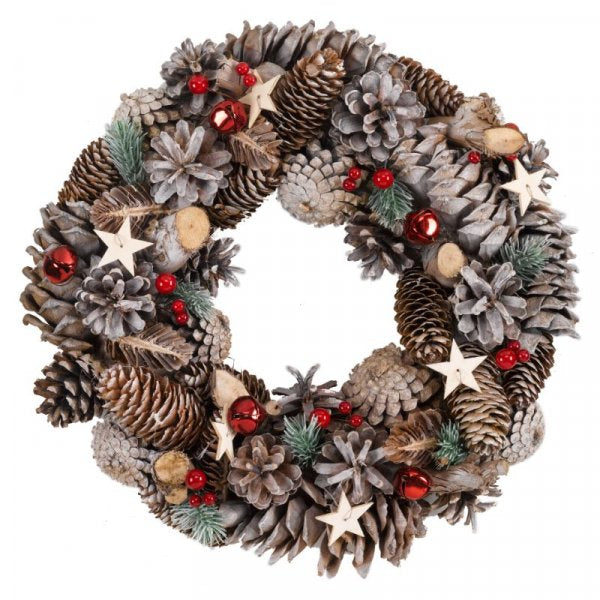 FrostStar Wreath - 30 cm