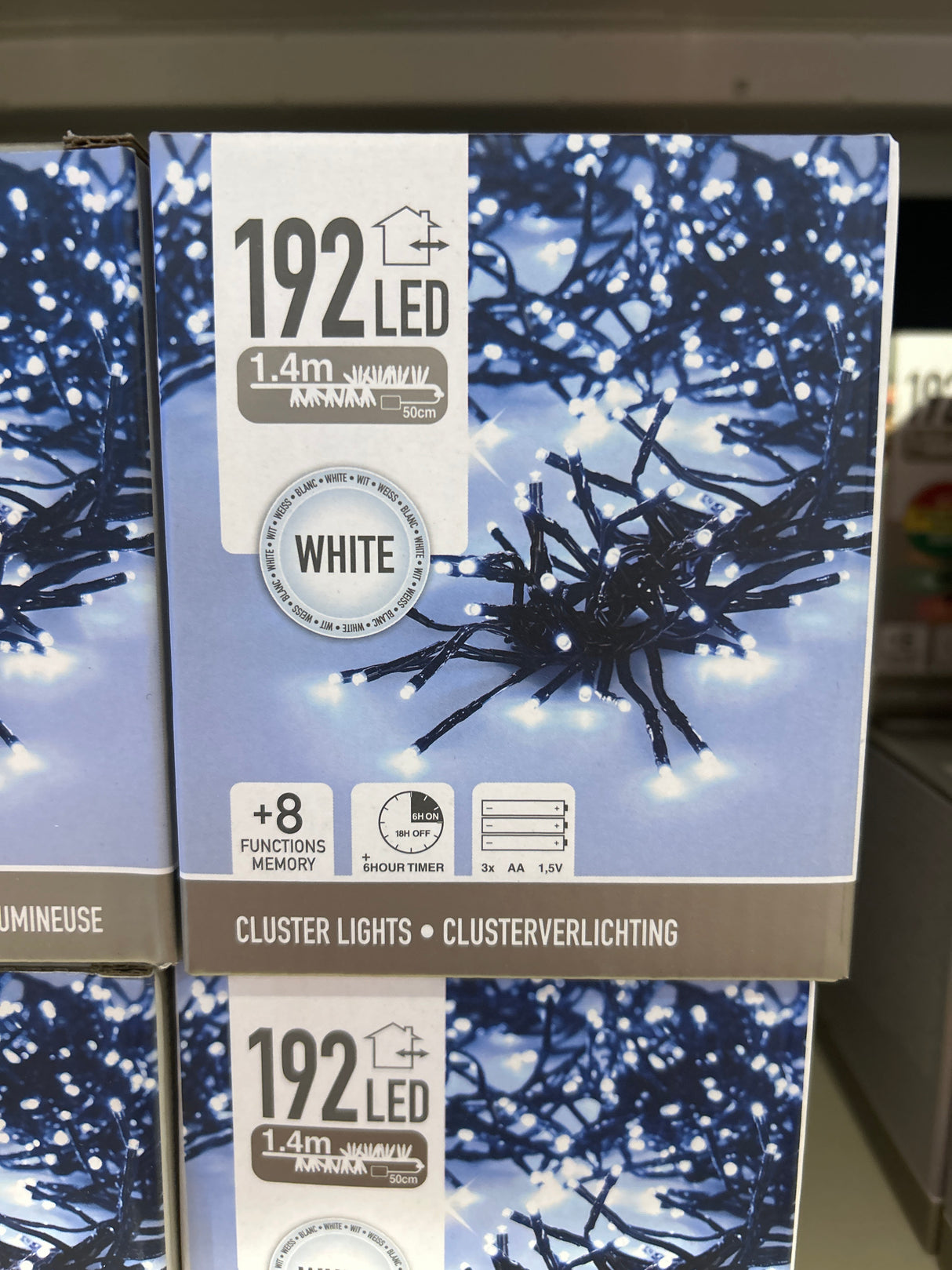 Cluster lights 192 LED (Various Colours)