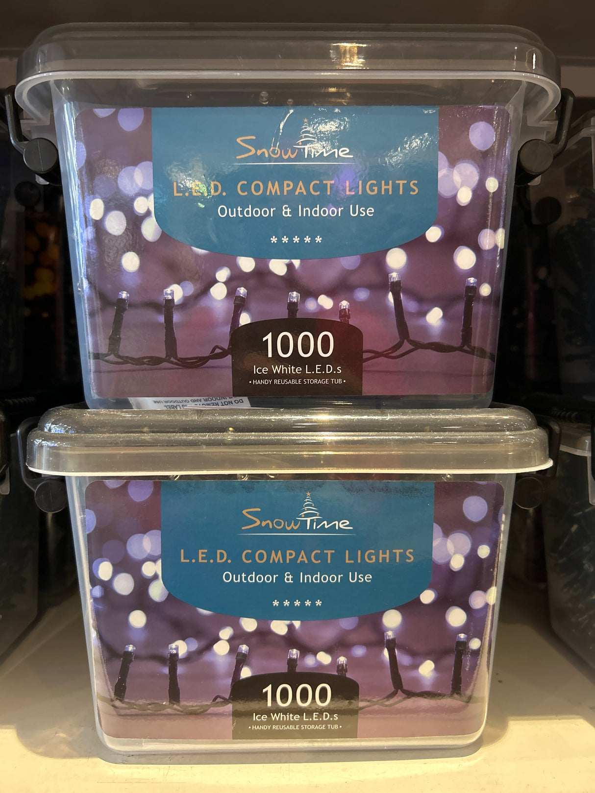 1000 White LED Compact Lights