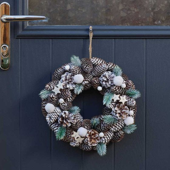 FrostPine Wreath