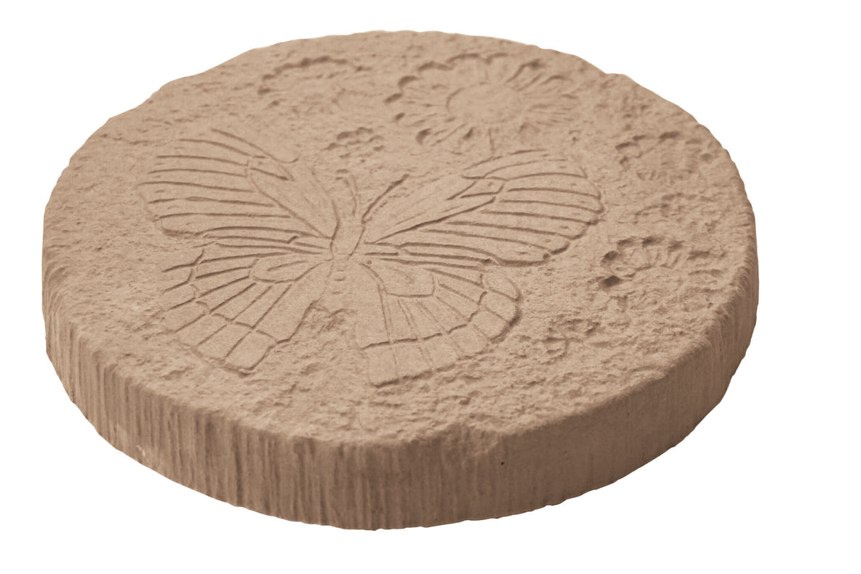 Garden Friends Butterfly Stepping Stone 300mm Bath Buff