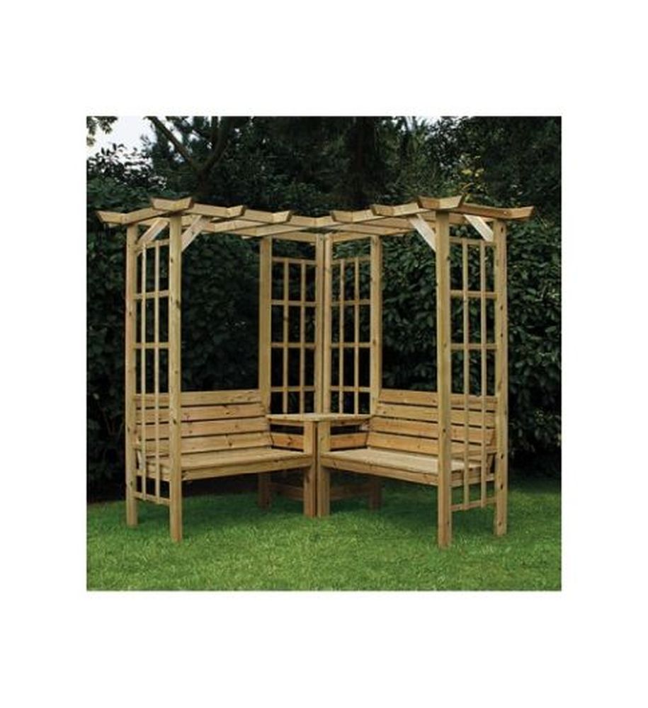 Hampton Large Corner Arbour