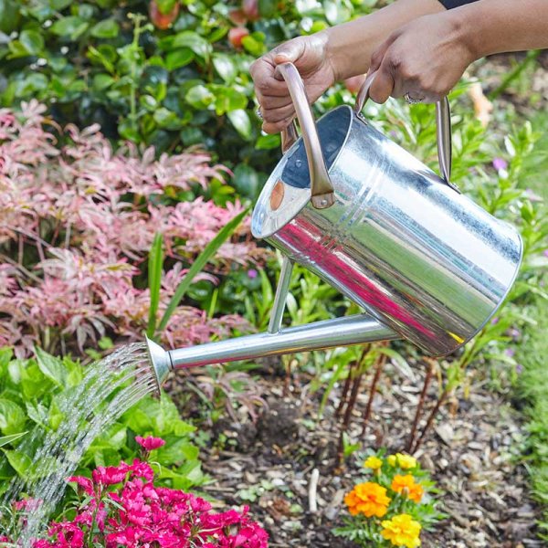 Watering Can 4.5L Galvanised Steel