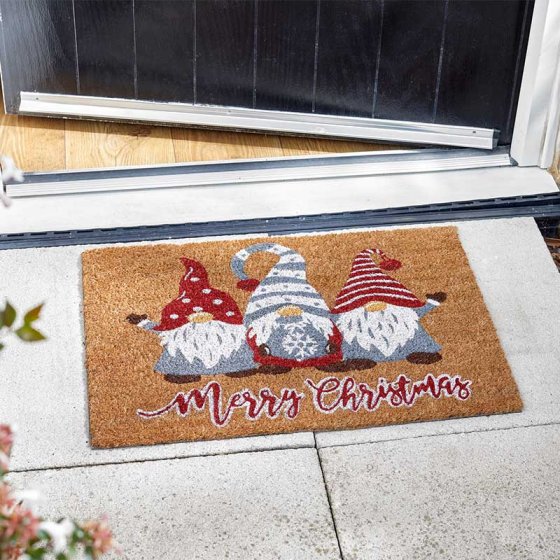 We Three Gonks! Door mat - 40 x 60cm