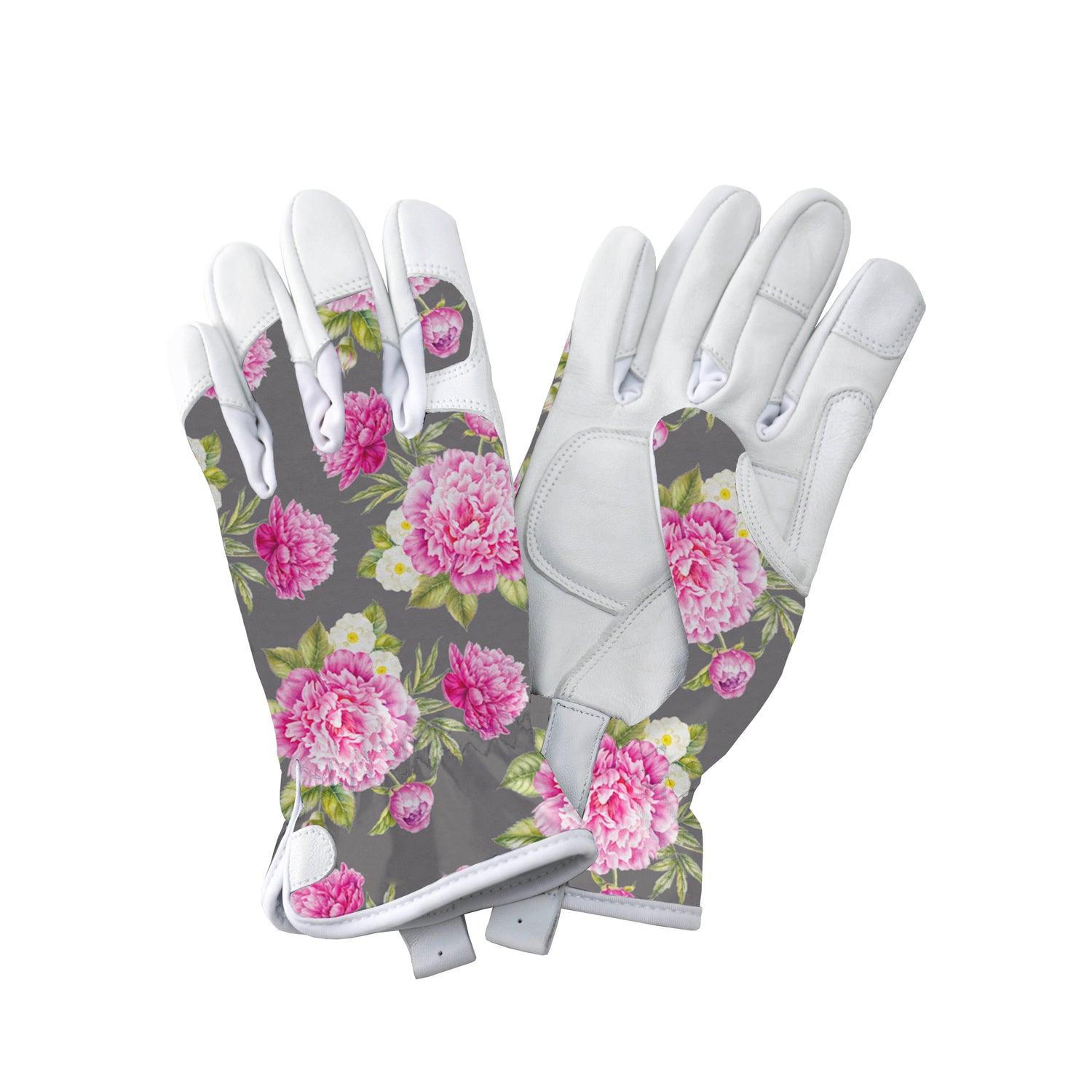 KS Leather Gardening Gloves Peony Grey
