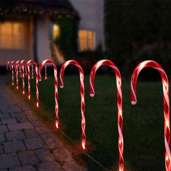 CandyCane Stakes - Set of 12