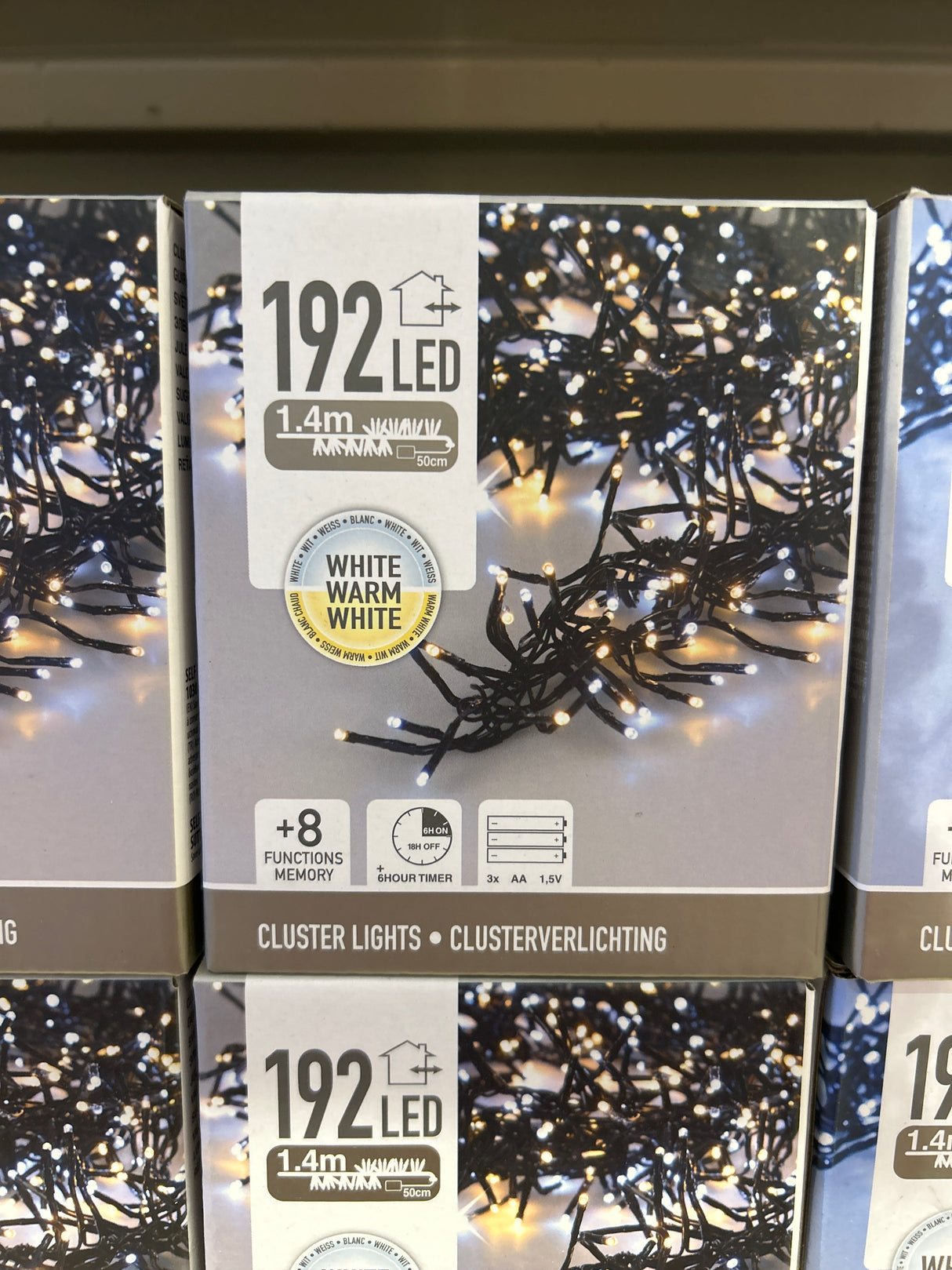 Cluster lights 192 LED (Various Colours)