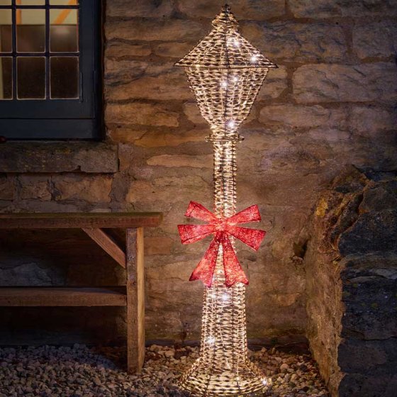 GlitterTwist Lamp Post Gold (two sizes)