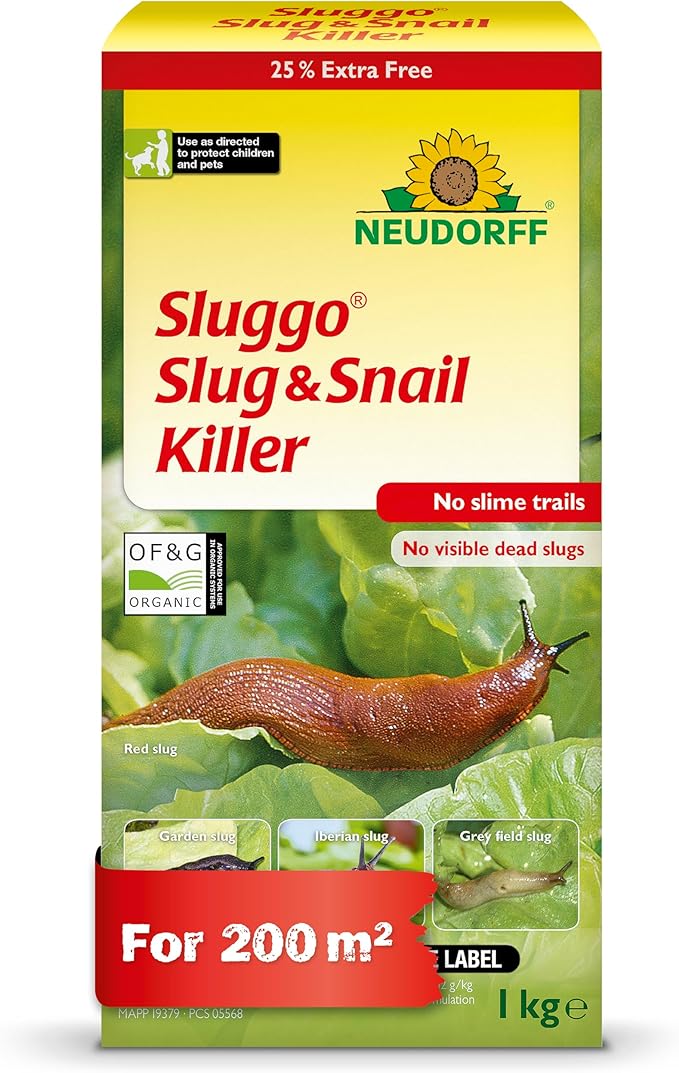 Neudorff Sluggo Slug & Snail Killer Shaker Pack 1KG