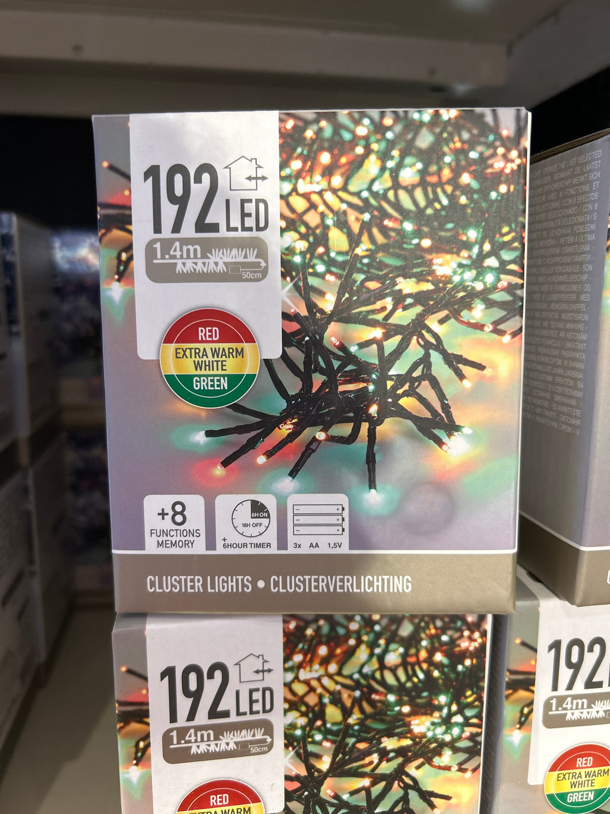 Cluster lights 192 LED (Various Colours)