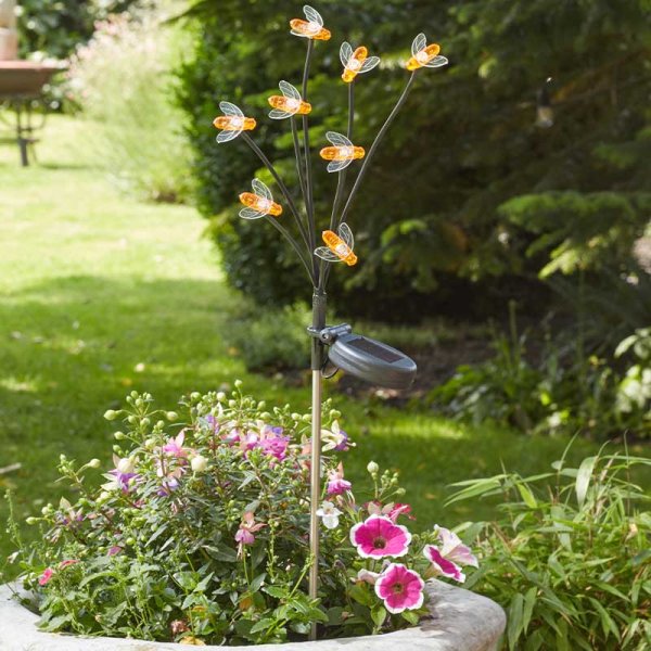 8-Stem Solar Bee Lights