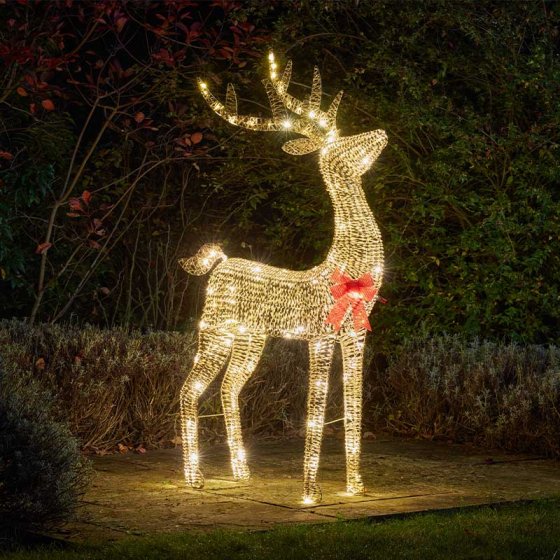 GlitterTwist Reindeer - Gold (Various sizes)