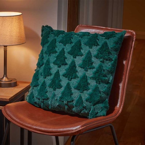 Tree Cushion - Green