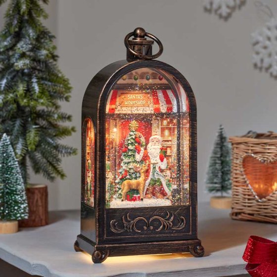 Santa's Workshop Lantern