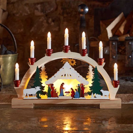 7 LED Nativity CandleBridge