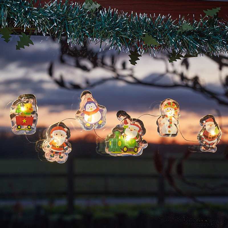 InLit Santa & Friends Gel Sticker Set
