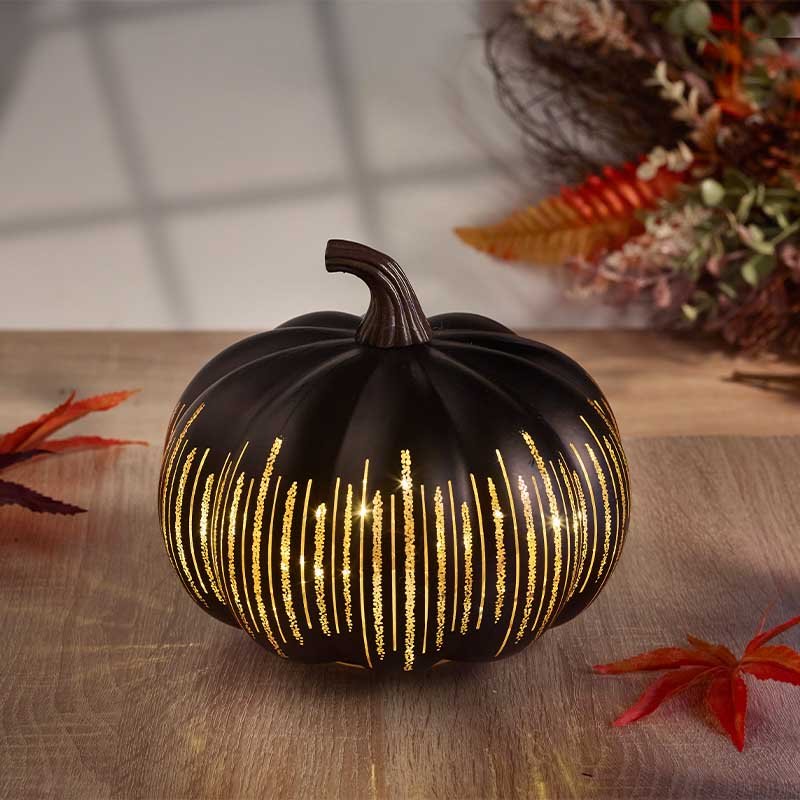 InLit Decor Pumpkin - Onyx