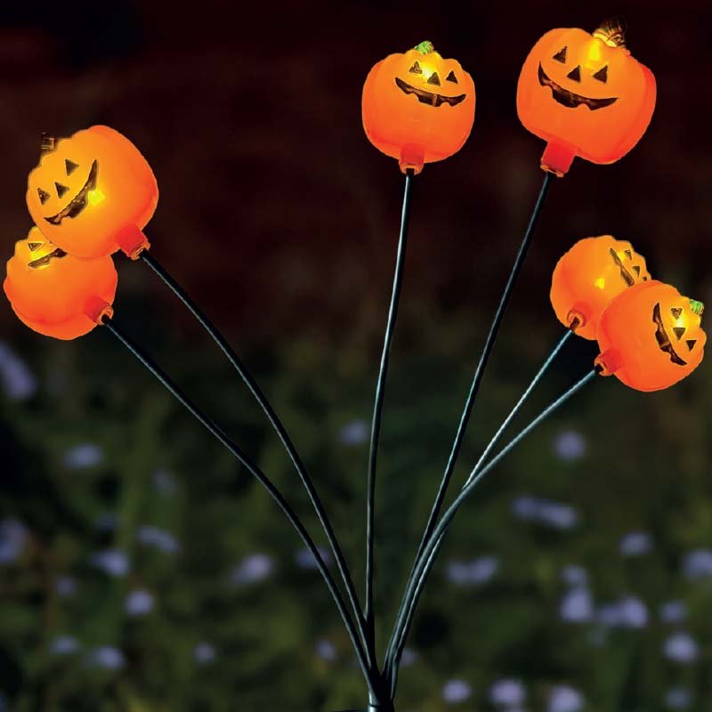 6-Stem Jack-O'-Lights Stake Light