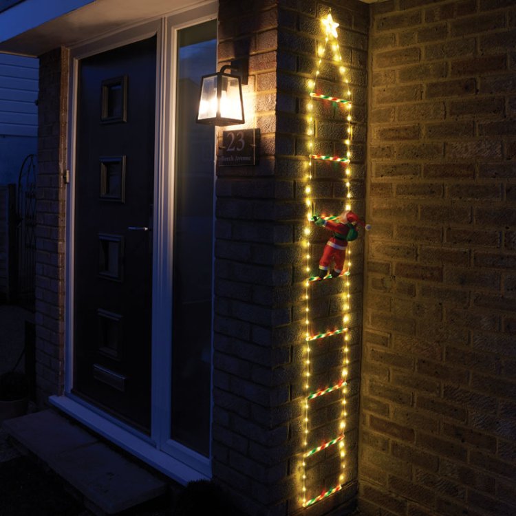 Santa's Ladder - Warm White
