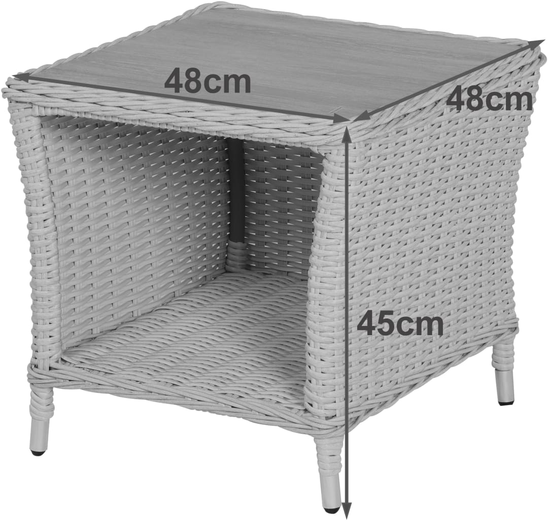 Antigua Side Table (1 open side)