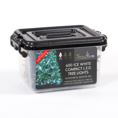 600 LED Compact Lights w/Timer (Various colours)