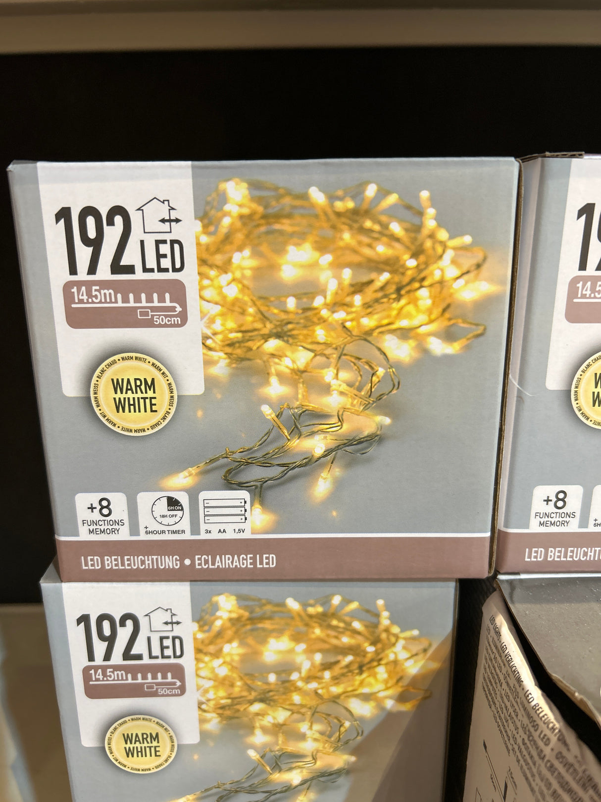 Led Lights 192 bo warm white