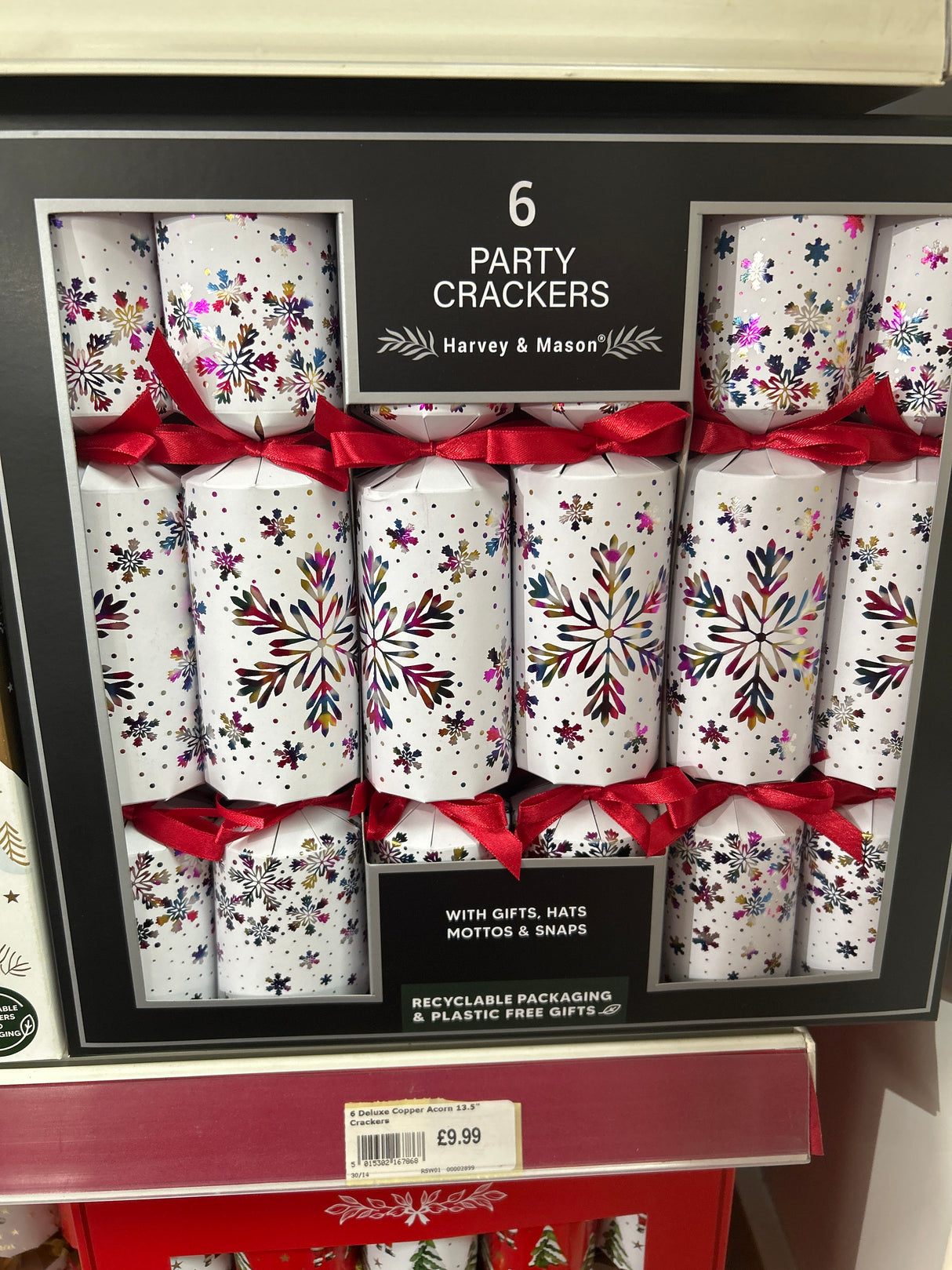 6 Deluxe Copper Acorn 13.5Inch Crackers