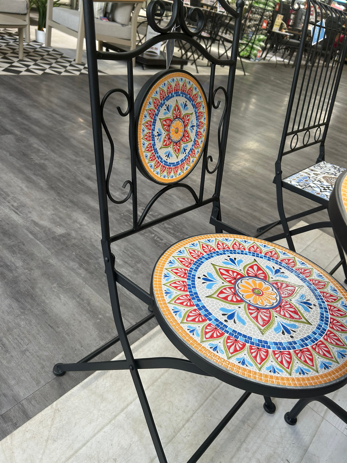 Valencia 60cm Mosaic Bistro Set