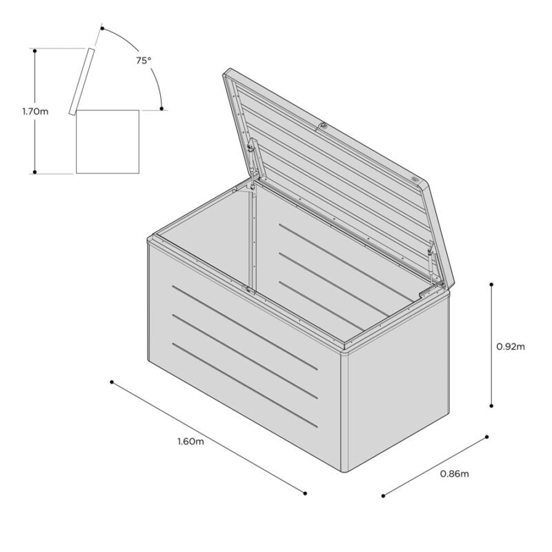 Farley Deck Box 1200L