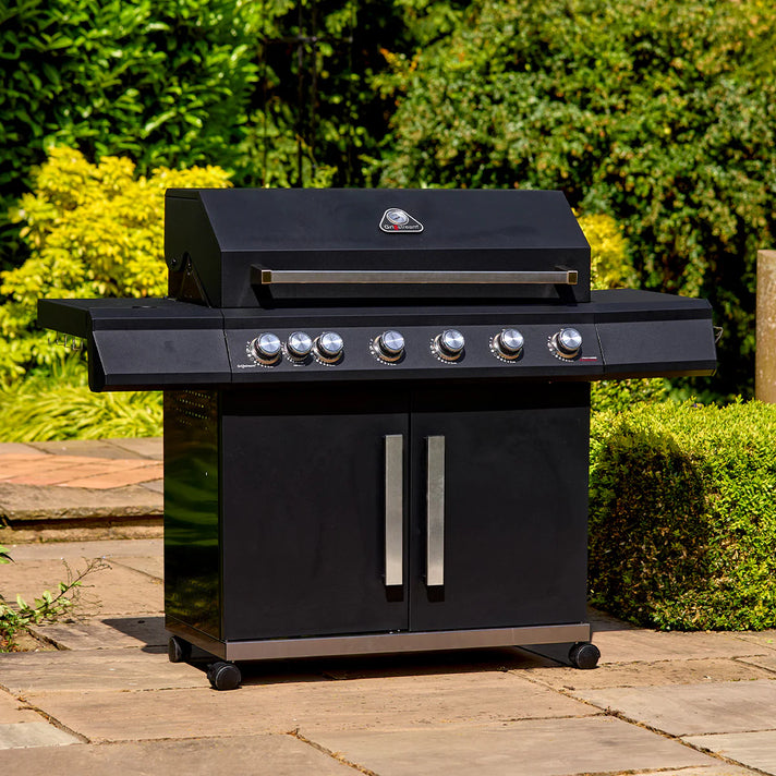GRILLSTREAM STEALTH 6 BURNER WITH SIDE BURNER - MATT BLACK